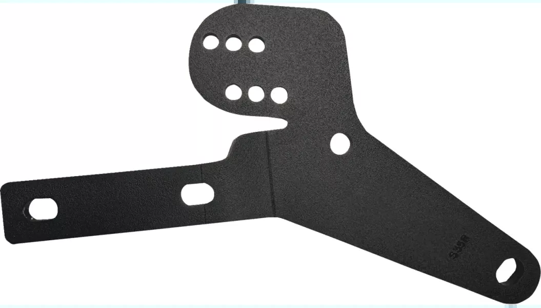 Bassani Exhaust Bracket for '22-25 Harley Davidson Lowrider FXLRST/FXRST Models - Black