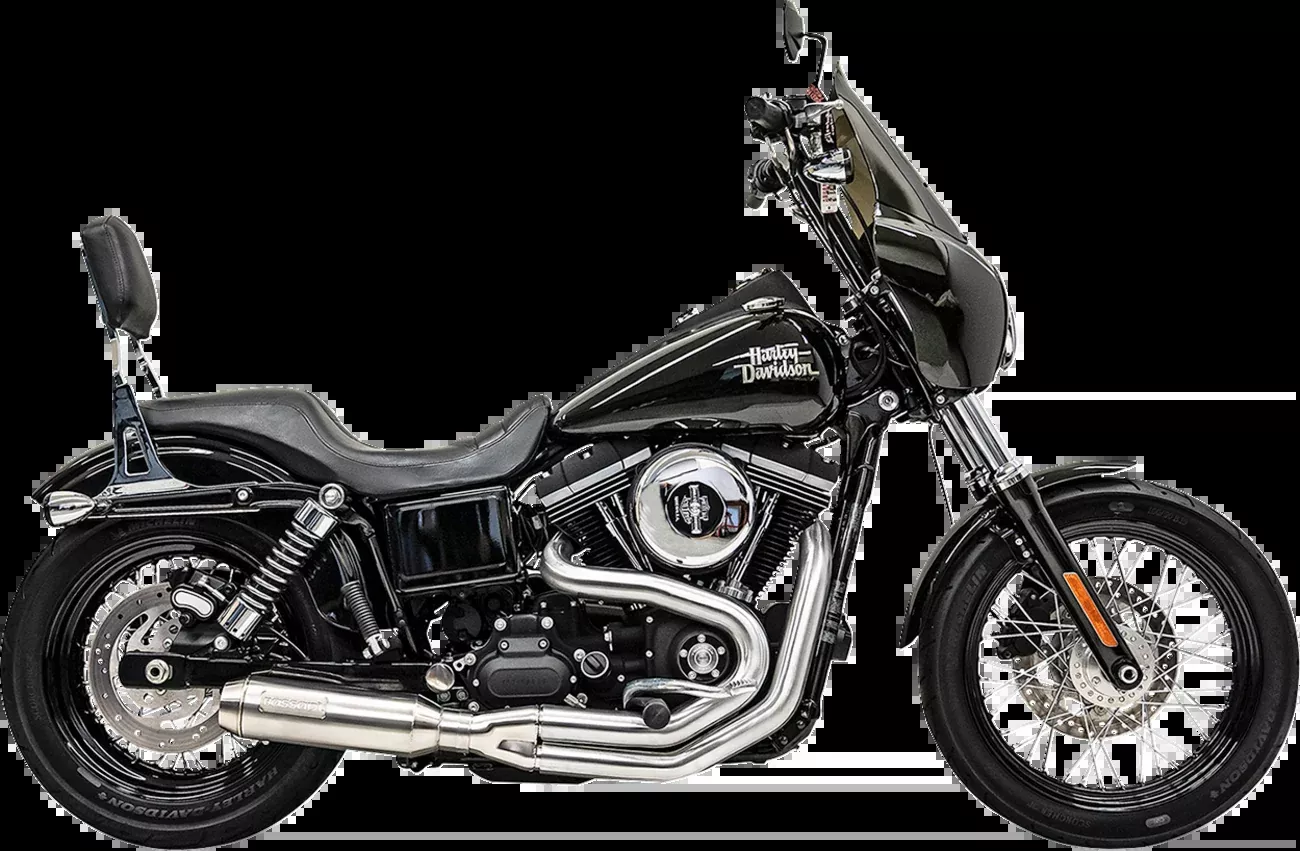 Bassani Mid-Length 2-1 Super FX Exhaust System for 1991-2017 Harley Dyna FXD