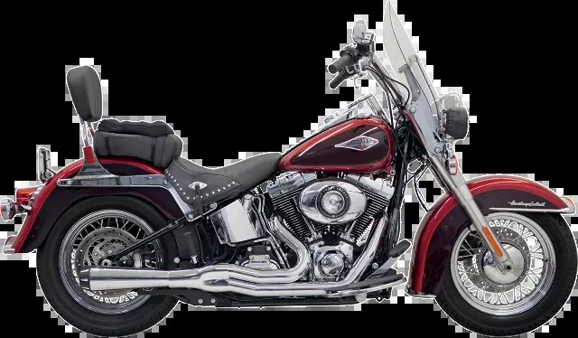 Bassani Road Rage II Mega Power Short 2-1 Exhaust 1986-2017 Harley Softail Models