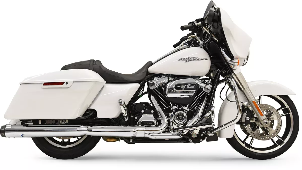 Bassani Xhaust 4" Quick Change Series Slip-On Mufflers - Chrome - 1F742