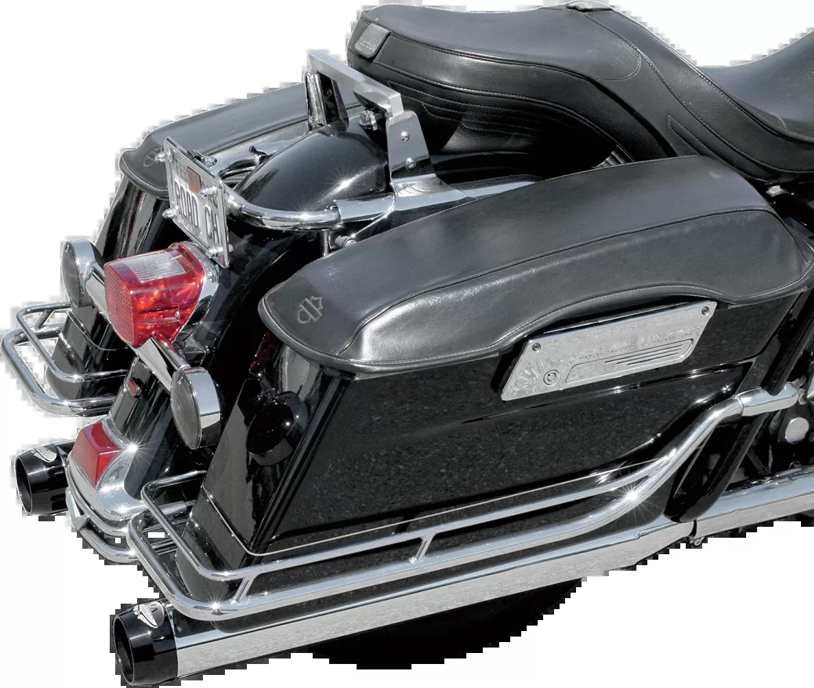 Bassani Xhaust 4" Quick Change Series Slip-On Mufflers - Chrome - FL '95-'16 - 1F740