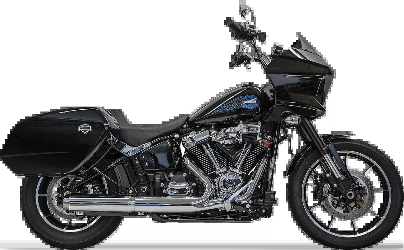 Bassani Xhaust 4" Slip-On Muffler with 2-1/2" x 10" Baffle Core - Chrome - 49-State - 1S38FP