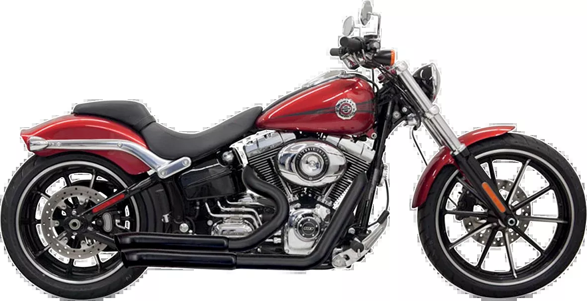 Bassani Xhaust Pro Street Exhaust - Black - 1S33DB