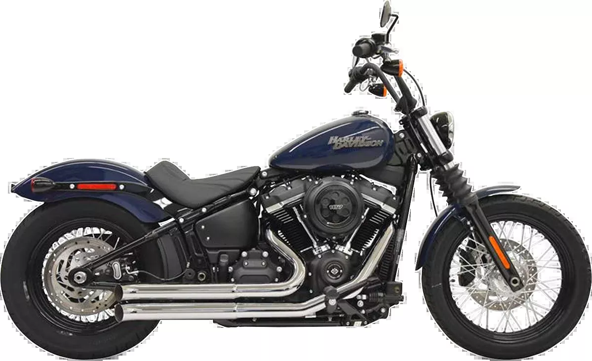 Bassani Xhaust Pro Street Exhaust - Chrome - 1S35D