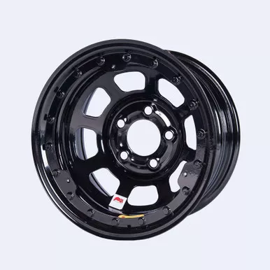 Bassett 15x8 IMCA B/Lock Wheel Black D-Hole 5x5 4in 58D54ILK