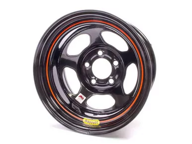 Bassett 15x8 IMCA Black Inertia 5x5 4in 58A54I