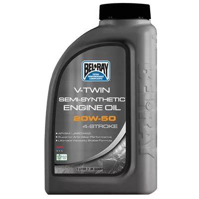 Bel-Ray V-Twin Semi-Synthetic Motor Oil 20W-50