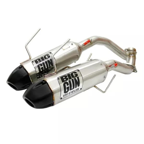 Big Gun Exhaust EXO Stainless Dual Muffler Full System