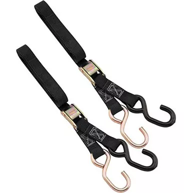 BikeMaster 1" Tiedowns (Black)
