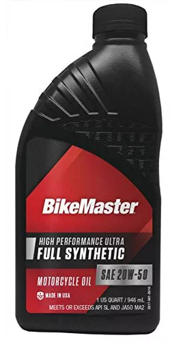 BikeMaster 532325 BikeMaster 20W50 Full Synthetic Oil - Quart