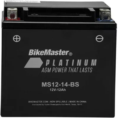 BikeMaster Honda VT750C/CD/CD2 Shadow,ACE,Dlx 97-03 AGM Platinum Battery