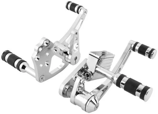 Biker's Choice Chrome Forward Controls 58-99 Harley FL, FX, FLH, FXST & FLST