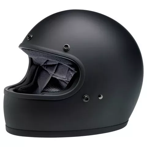 Biltwell Gringo ECE Helmet (Flat Black) SMALL