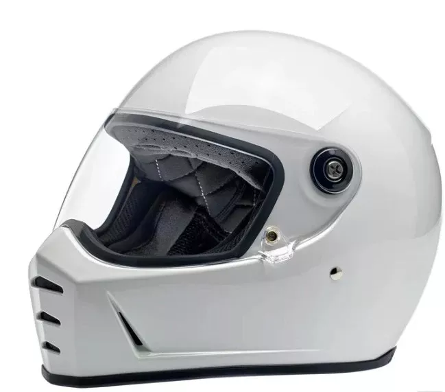 Biltwell Lane Splitter Helmet – Gloss White 2XL