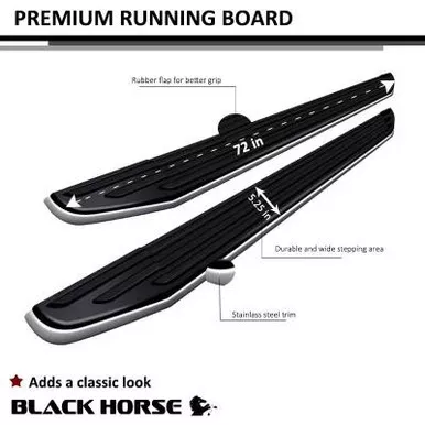 Black Horse Offroad PR-DGJO PREMIUM RUNNING BOARDS FOR 2009 DODGE