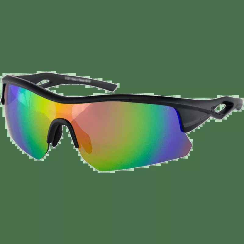 Bobster Dash Sunglass Matte Black Smoked Pink Revo Lens