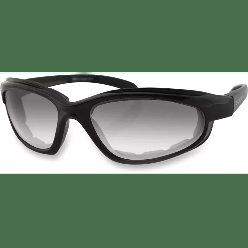 Bobster Fat Boy Sunglass Black, Photogrey Lens