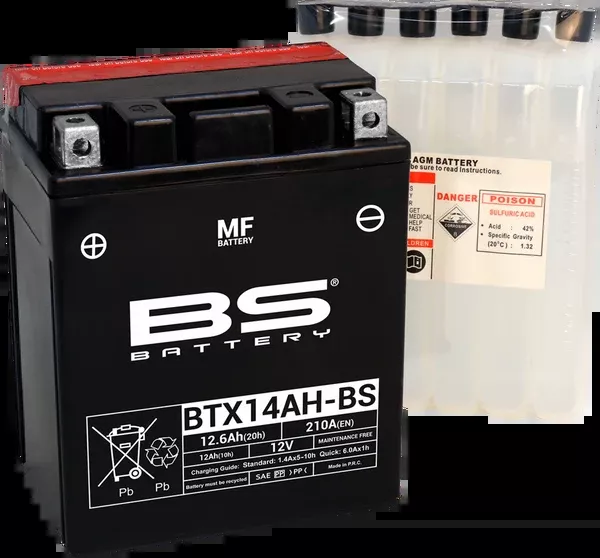 BS Battery Battery – BTX14AH-BS (YTX)