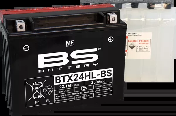 BS Battery Battery - BTX24HL-BS (YTX)