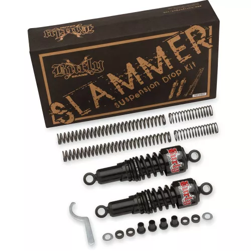 Burly Black Slammer Lowering Kit for 2006-2017 Harley Dyna