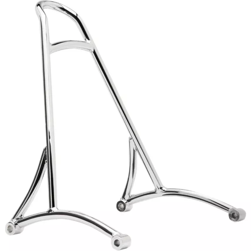 Burly Brand 13" Short Version Chrome Sissy Bar for Harley Sportster 04-16