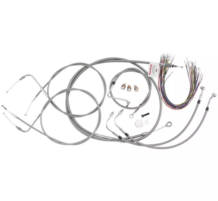 Burly Brand 14 inch Handlebar Cable Kit