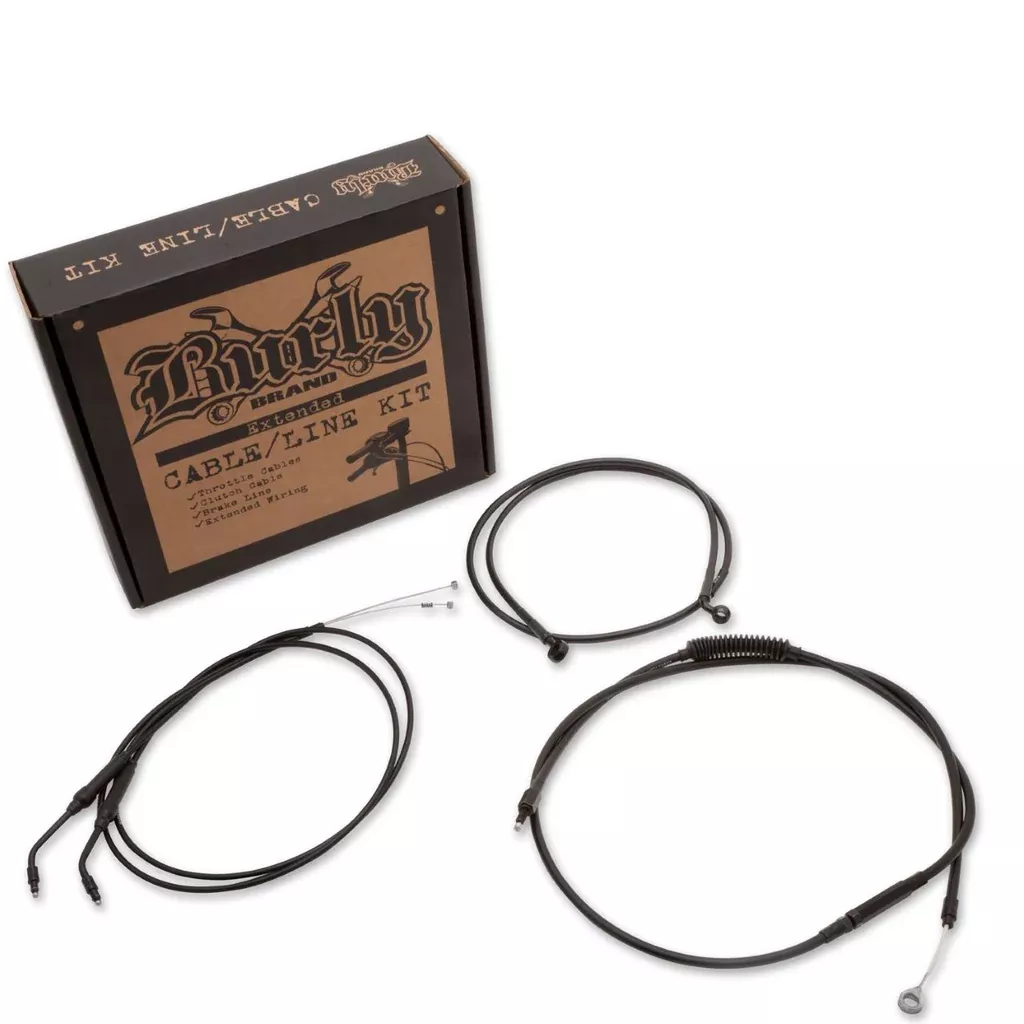 Burly Brand B30-1097 Handlebar Installation Kit for Clubman Bar – w /o ABS for Harley-Davidson – Black