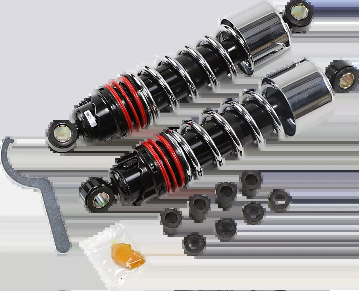 Burly Brand Slammer Plus Standard Rear Shocks fit 2004-2022 Harley Sportster