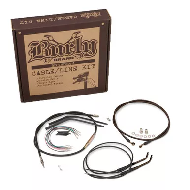 Burly Control Kit for 13" Bars Harley Davidson FLHS & FLHST/C/U 08-11 (B30-1032)
