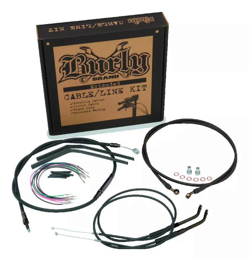 Burly Handlebar Cable Installation Kit For Harley Touring 1997-1999