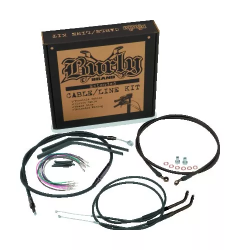 Burly T-Bar Cable Installation Kit For Harley Dyna 2006