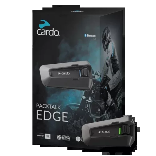 CARDO PACKTALK EDGE BLUETOOTH HEADSET SINGLE