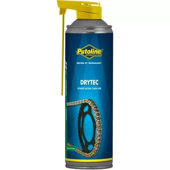 CHAIN LUBE DRY TECH 500ml, PUTOLINE DRYTECH-500, BOX = 12 DRYTECH-500