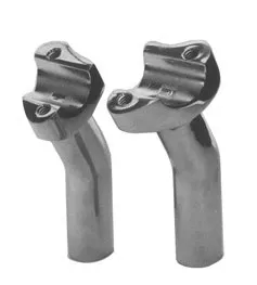 Chrome 4.5" Pullback Handlebar Risers for 1" Handlebars Pull Back Risers 77-17
