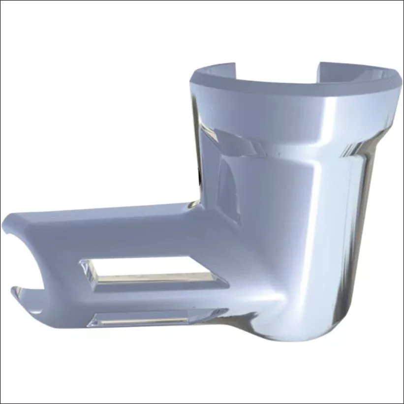 Ciro Chrome EFI Fuel Line Fitting Cover Harley 01-16 Softail 02-16 FLH 04-16 FXD
