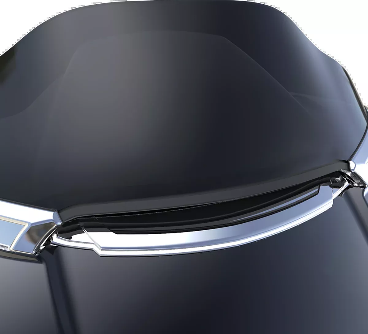 Ciro Chrome Lighted Fairing Vent Trim for 2015-2024 Harley Road Glide FLTRU