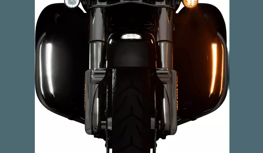 Ciro Fang Lower Fairing Lights for '14-23 Harley Davidson Touring Models (Choose Finish)