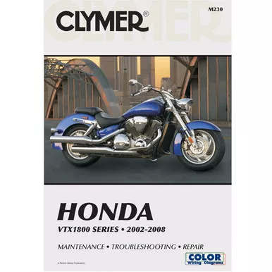 Clymer M230 Service Shop Repair Manual Honda VTX1800 Series 2002-2008