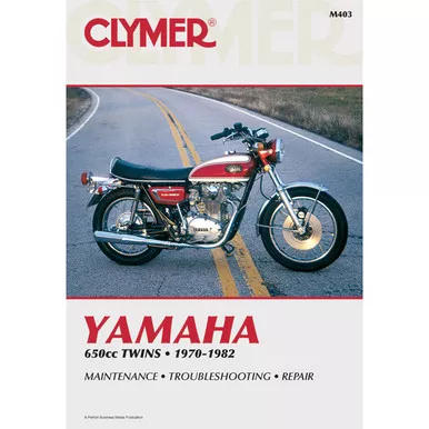 Clymer M403 Service Shop Repair Manual Yamaha 650cc Twins 70-82