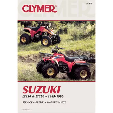 Clymer M475 Service Shop Repair Manual Suzuki LT230 / LT250 85-90