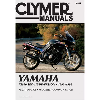 Clymer M494 Service Shop Repair Manual Yamaha XJ600 SECA II 92-98