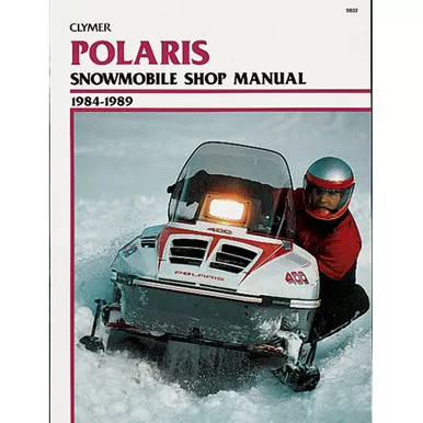 Clymer S832 Service Shop Repair Manual Polaris Snowmobile 84-89