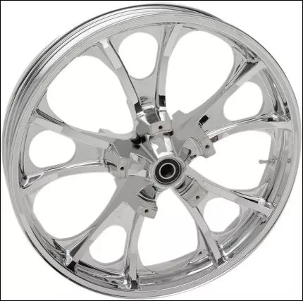 Coastal Moto Chrome Largo 3D 21" Front Cast Wheel Only Harley 00-07 FLH