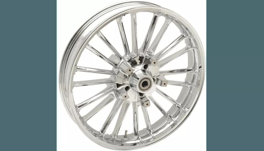 Coastal Moto Precision Cast 3D Atlantic Front and Rear Wheel Kit for '09-Up Harley Davidson Touring w/ABS - Black Cut