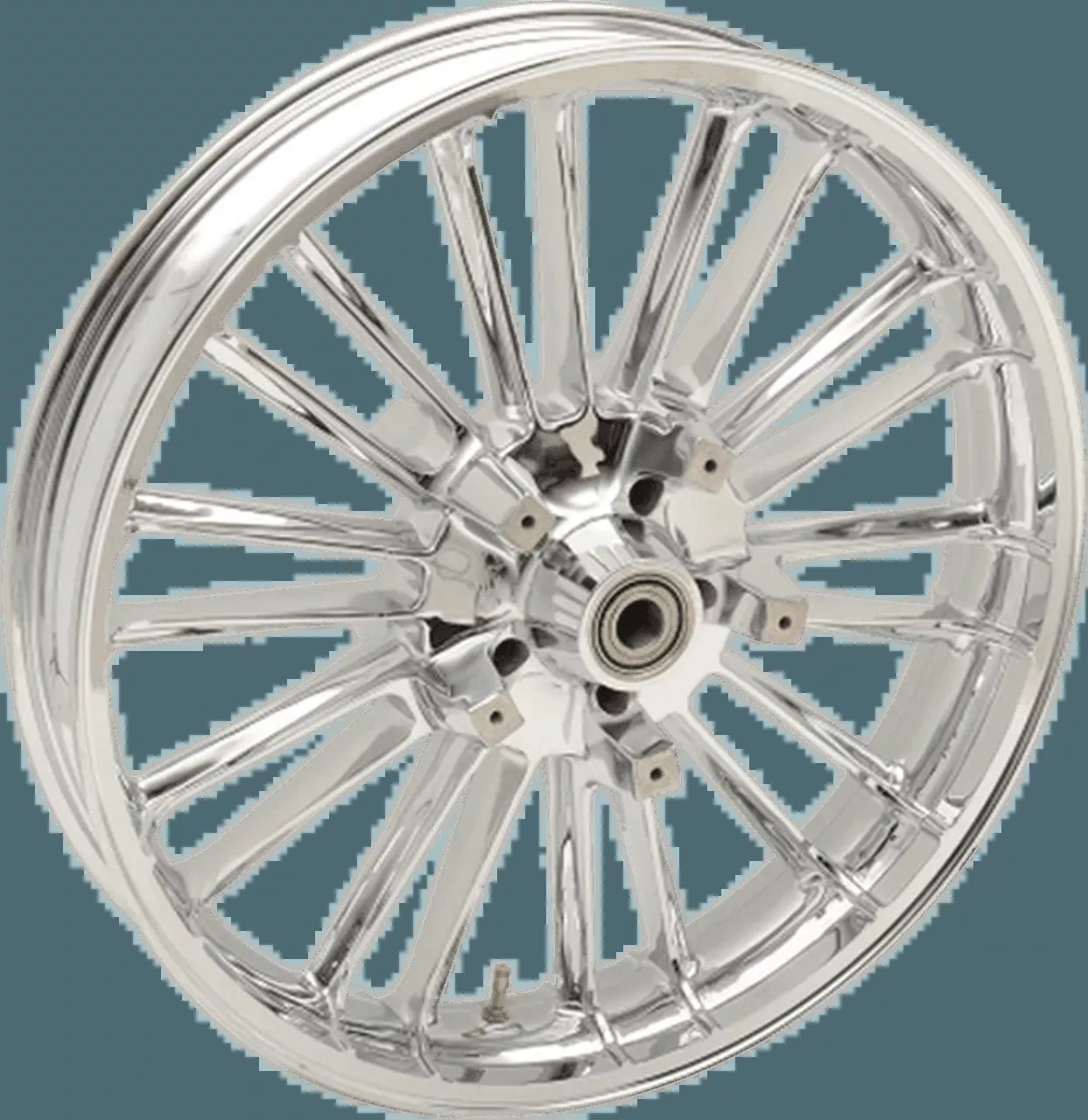 Coastal Moto Precision Cast Atlantic 3D Front Wheels for '00-07 Harley-Davidson FLHX, FLTRX, FLHR (Choose Chrome or Black) 21"