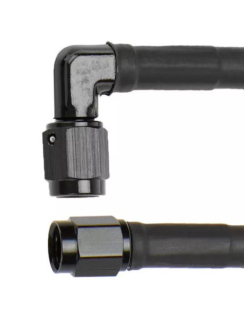 Coated Braided Line 24in #3 Hose -3 90 Degree/-3 Straight ALL48419