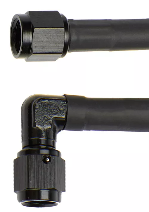 Coated Braided Line 73in #4 Hose -4 Straight/-4 90 Degree ALL48410