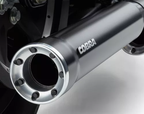 Cobra 3" Black Slip-On Mufflers w/Race-Pro Tips (6051B)