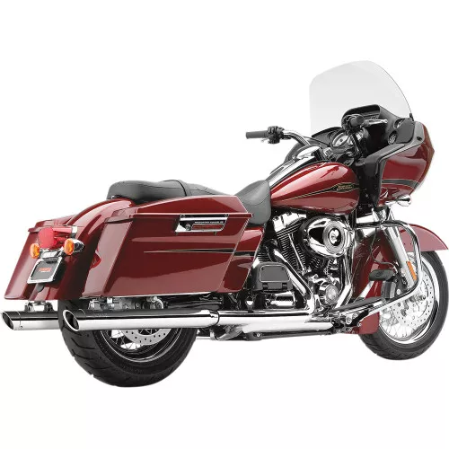 Cobra 3"Slip-On Mufflers for 1995-2016 Harley Touring - Chrome