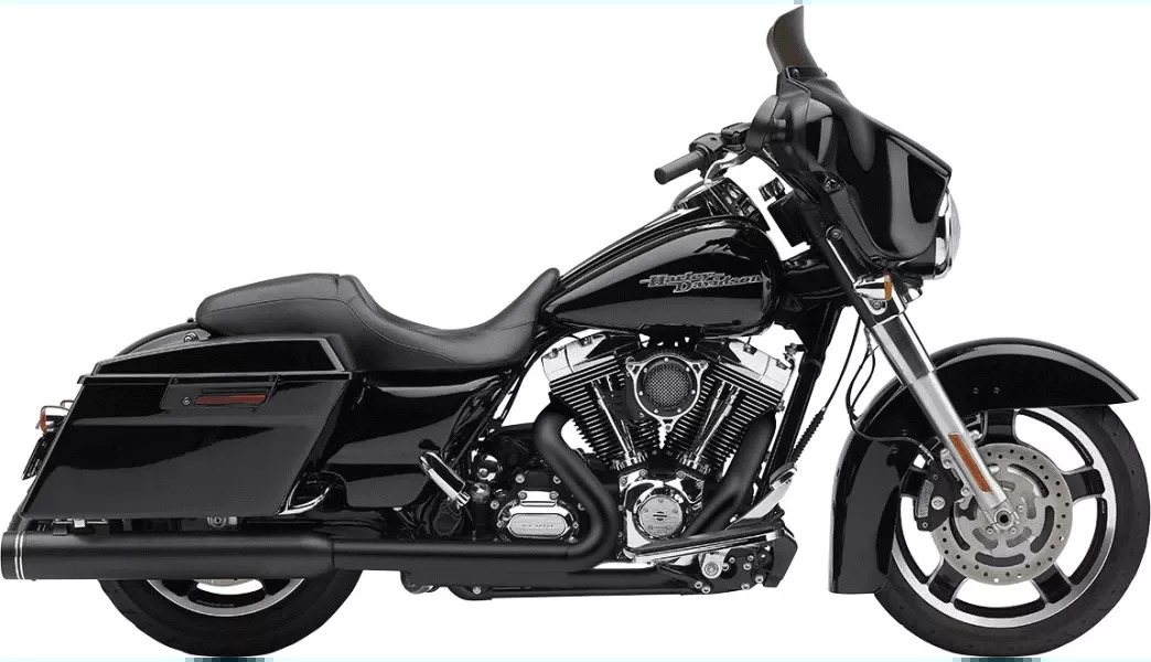 Cobra 4" NH Series Mufflers for '99-16 Harley Davidson Touring Models and FL Trike Models (EXCEPT 15-16 FLRT) - Chrome (50-State Legal)
